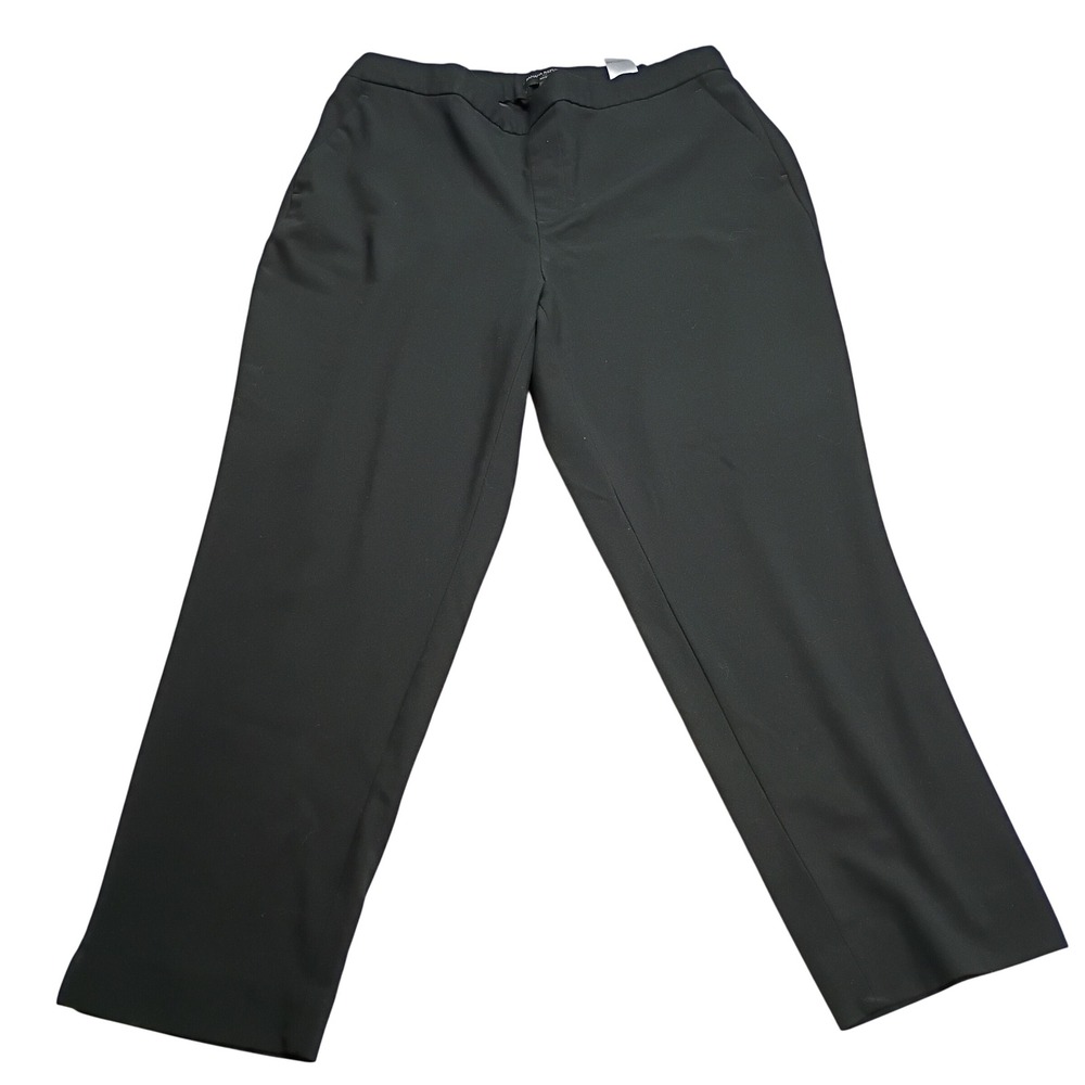Banana Republic Hayden Ankle Pants Womens‎ 14 Black  Stretch Tapered